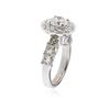 Image 3 : 14KT White Gold 3.35 ctw Diamond Ring