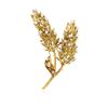 Image 1 : 18KT Yellow Gold 1.38 ctw Diamond Brooch