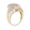 Image 3 : 14KT Two-Tone Gold 0.50 ctw Diamond Ring