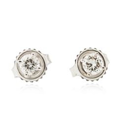 14KT White Gold 0.50 ctw Diamond Stud Earrings