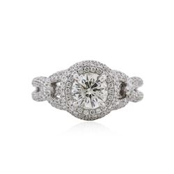 18KT White Gold 2.42 ctw Diamond Ring