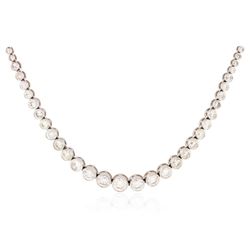 14KT White Gold 8.53 ctw Diamond Necklace