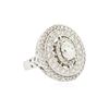 Image 2 : 14KT White Gold 1.72 ctw Diamond Ring