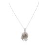 Image 1 : 14KT White Gold 1.34 ctw Diamond Pendant With Chain