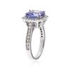Image 3 : 14KT White Gold 3.26 ctw Tanzanite and Diamond Ring