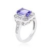 Image 3 : 14KT White Gold 2.41 ctw Tanzanite and Diamond Ring