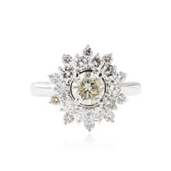 14KT White Gold 1.48 ctw Diamond Ring