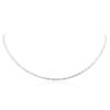 Image 1 : 18KT White Gold 3.39 ctw Diamond Necklace