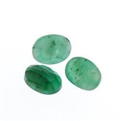 4.23 cts. Oval Cut Natural Emerald Parcel