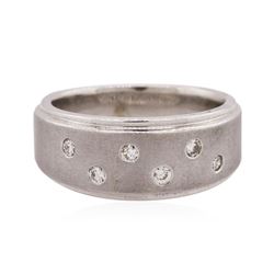 14KT White Gold 0.35 ctw Diamond Ring