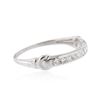 Image 2 : 14KT White Gold 0.30 ctw Diamond Ring