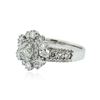 Image 2 : 14KT White Gold 1.89 ctw Diamond Ring