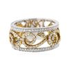 Image 1 : 18KT Two-Tone Gold 0.71 ctw Diamond Ring