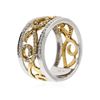 Image 3 : 18KT Two-Tone Gold 0.71 ctw Diamond Ring