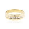 Image 1 : 14KT Yellow Gold 0.25 ctw Diamond Ring
