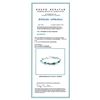 Image 2 : ALEXANDRITE OVAL 2.78CT, 14K W/G BRACELET 8.13GRAM / DIAMOND RD 0.11CT