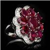 Image 1 : CENTER OVAL SHAPE ENCHANCED & TREATED  RUBY TW: 20.19CTS