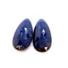 Image 2 : 27 ct & up Natural Sapphire Slice Rose Cut Loose Stone (27.74) 2Pcs