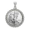 Image 2 : 2015 1 oz Silver Eagle Pendant (Rope-ScrewTop Bezel)