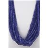 Image 1 : Tanzanite Beaded Necklace Rope 498.00 ct or over