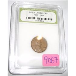1929-P LINCOLN WHEAT PENNY *CERTIFIED BY INB-INTERNATIONAL NUMISMATIC BUREAU* NICE EARLY WHEAT PENNY