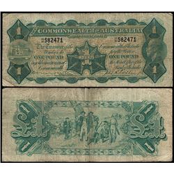 1923 Miller/Collins KGV One Pound Note