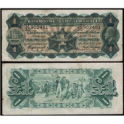 1927 Riddle/Heathershaw KGV One Pound Note