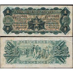 1927 Riddle/Heathershaw KGV One Pound Note