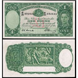 1949 Coombs/Watt KGVI One Pound Note