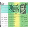 Image 1 : 1985 Johnston/Fraser QEII Two Dollar Note Consecutive Run of 6