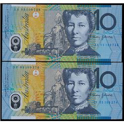 2003 Macfarlane/Henry 1st and Last Prefix Ten Dollar Notes