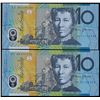 Image 1 : 2003 Macfarlane/Henry 1st and Last Prefix Ten Dollar Notes