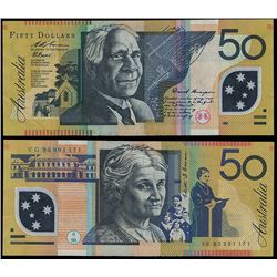 1995 Fraser/Evans VG 95 Last Prefix Fifty Dollar Note