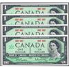 Image 1 : 1967 Canada QEII One Dollar Group of Four