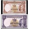 Image 1 : 1940 New Zealand Ten Shilling & One Pound Banknotes
