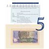 Image 2 : 1994 Five Dollar Banknote Foldes - Deluxe Low Numbered
