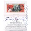 Image 2 : 1994 Fraser/Evans First and Last Twenty Dollar Embossed Deluxe Banknote Folder