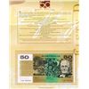 Image 3 : 1995 Fraser/Evans First and Last Fifty Dollar Embossed Deluxe Banknote Folder