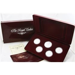 1992 Royal Ladies Masterpieces in Siver Proof Coin Set