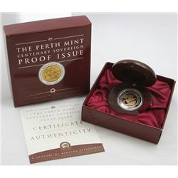 1999 Perth Mint Centenary Sovereign Proof Issue