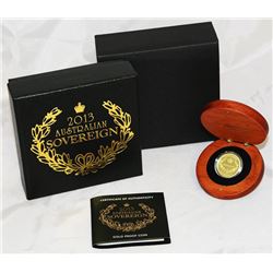 2013 Australian Sovereign Gold Proof Coin