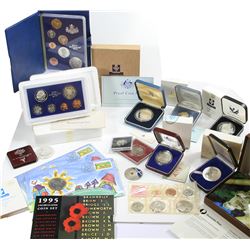 Large Group of Silver Coins & Mint Product from Various Mints Around the World