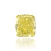 1.01 Fancy Intense Greenish Yellow, Cushion Shape, SI1 Clarity