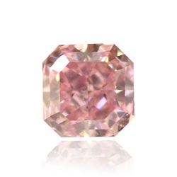 .26ct Fancy Intense Purplish Pink, Radiant Shape, SI1 Clarity