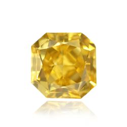 .59ct Fancy Deep Yellow, Radiant Shape, VS2 Clarity