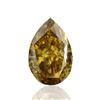 1.05ct Fancy Deep Brownish Greenish Yellow, Pear Shape, SI2 Clarity