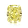 1.12ct Fancy Green Yellow, Cushion Shape, VS1 Clarity