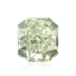 1.67ct Fancy Green, Radiant Shape, SI1 Clarity