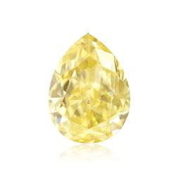 .54ct Fancy Greenish Yellow, Pear Shape, SI2 Clarity