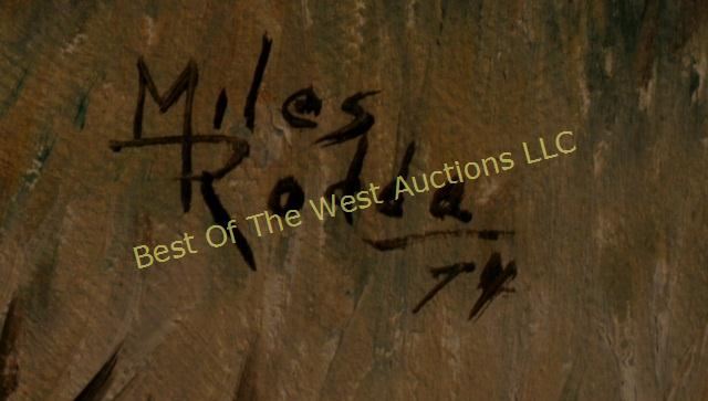 Miles Rodda. Oil on Canvas,